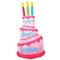 Beistle 5Feet 10in. x 3Feet 2in. Jumbo Happy Birthday Cake Inflatable - 1 Pack